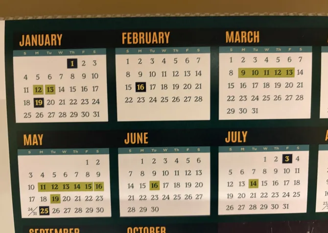 NDSU Calendar