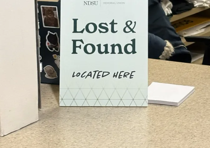 Lost and found sign