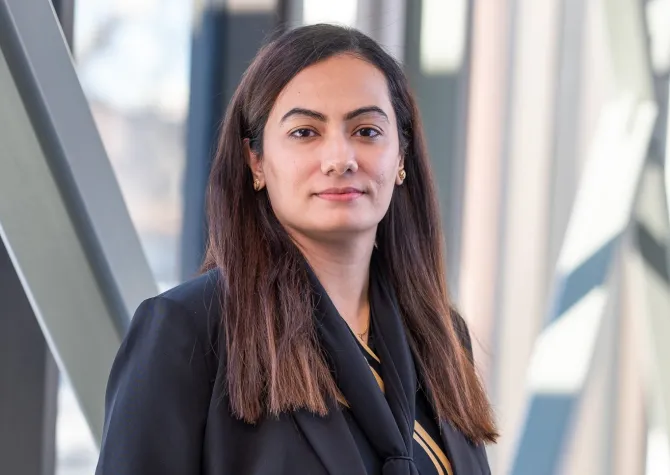 Nof Yasir, a doctoral student in electrical engineering