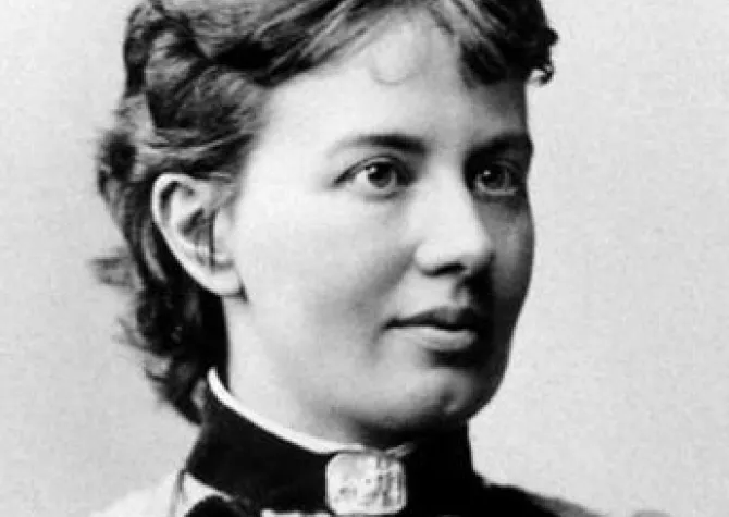 Russian Mathematician, Sonia Kovalevsky, looking confidently to the right.