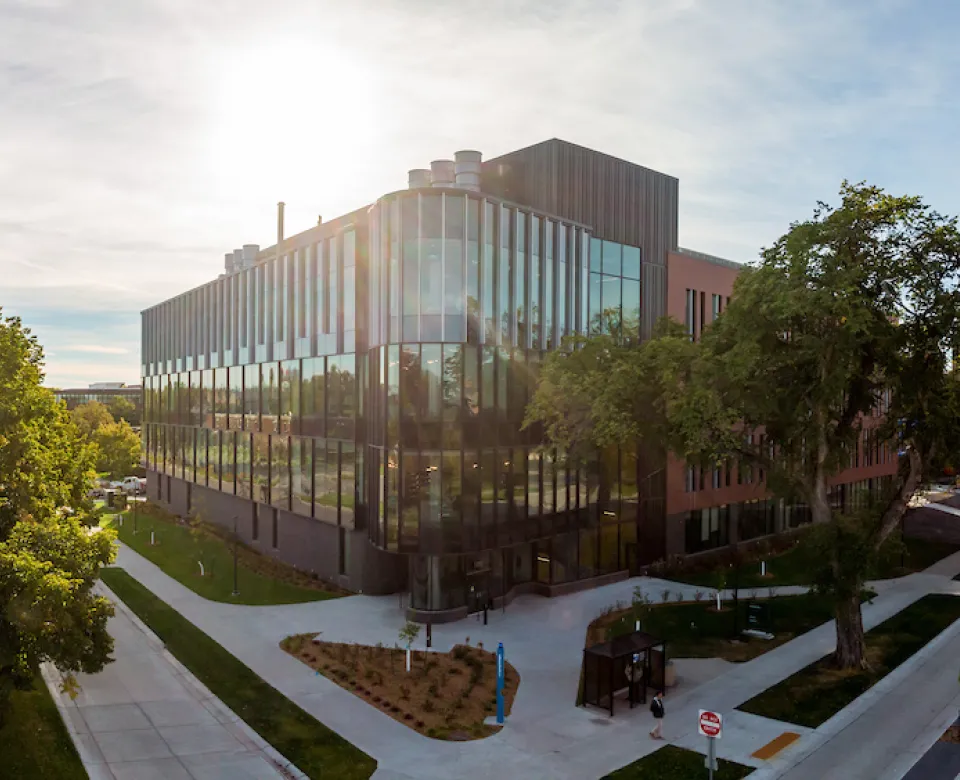 aerial photo of Sugihara Hall