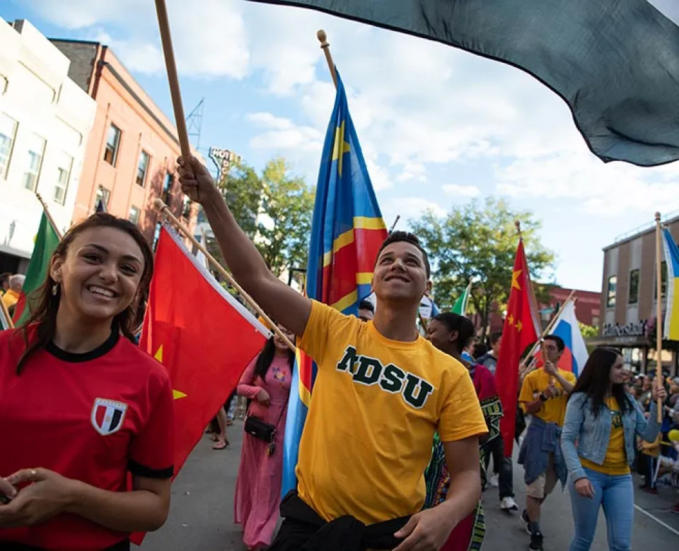 Homecoming Parade 2018 - Country Flags