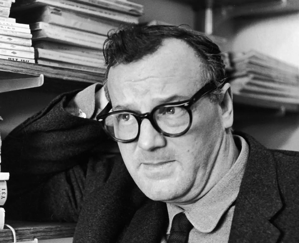 C. Wright Mills looking contemplative