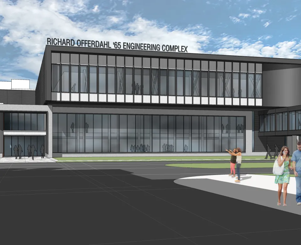 photo rendition of the Offerdahl Engineering Complex