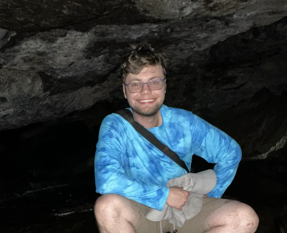 Camerson Kolthoff smiling confidently at camera.