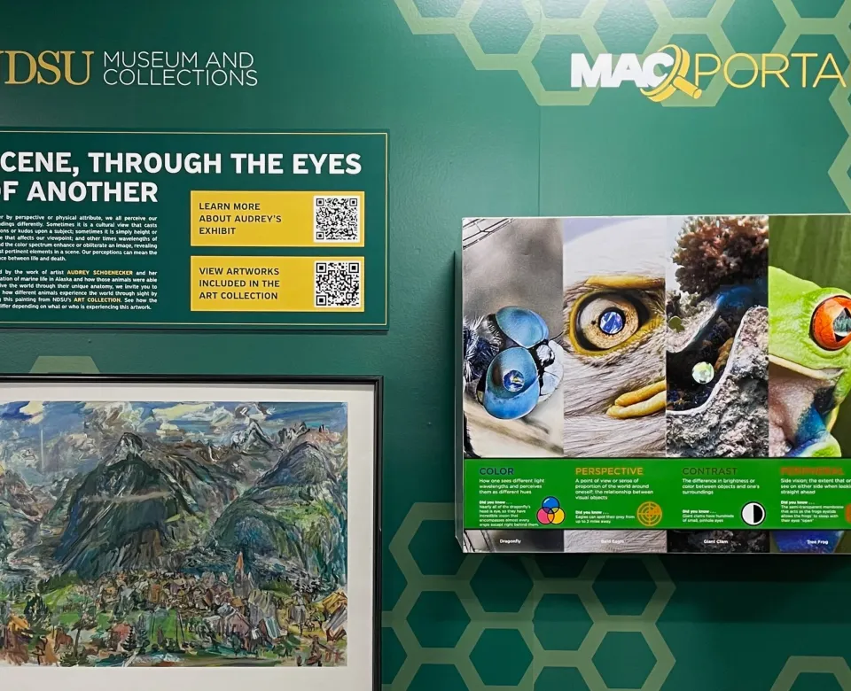 Scene Through the Eyes of Another display with informational text and images.