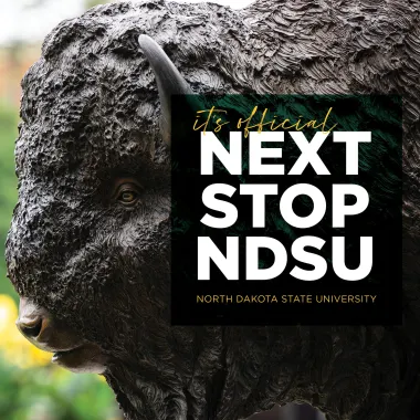 Next Stop NDSU social graphic