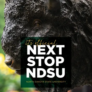 Next Stop NDSU social graphic