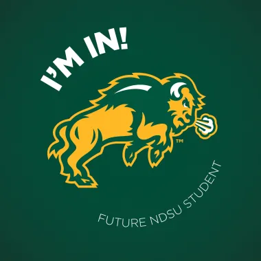 I'm In! Future NDSU Student social graphic