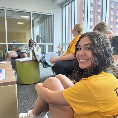 Smiling NDGS scholar