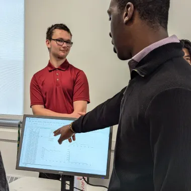 scholars at showcase