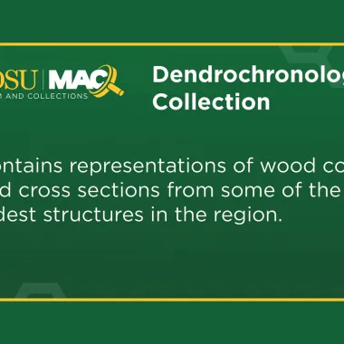 NDSU has a Dendrochronolgy Collection 