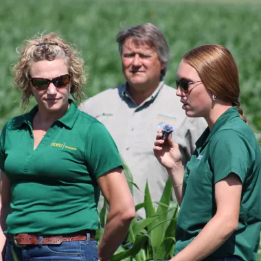 Faculty ahd Grad students presenting research in field
