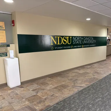 Memorial Union Design and Sign Corridor