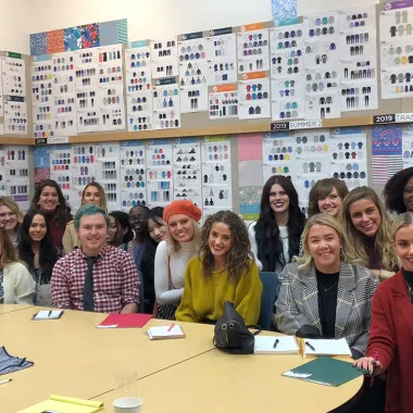 ARMD group posing in design conference room.