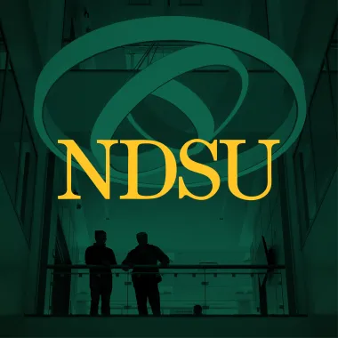 NDSU profile picture with artwork background