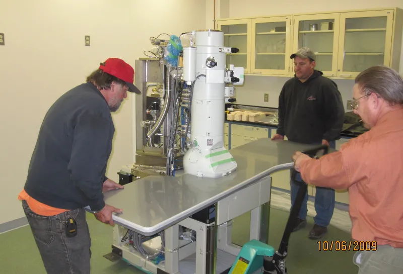 JEM-2100 Installation process