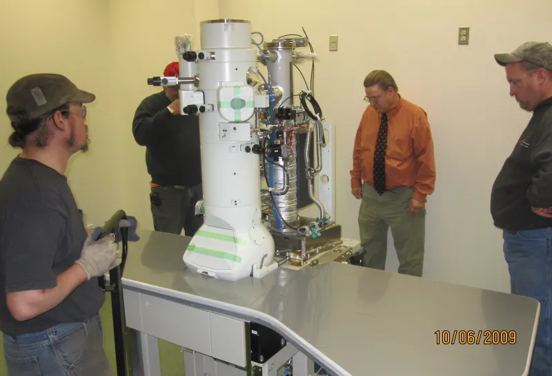 JEM-2100 Installation process