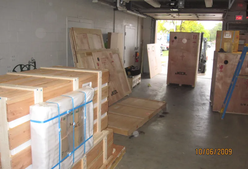 JEM-2100 Installation process