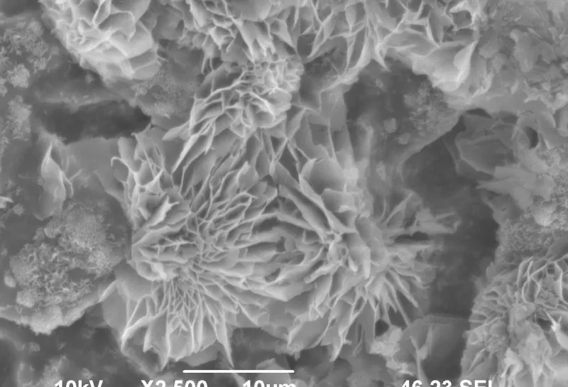 Magnesium hydroxide crystals