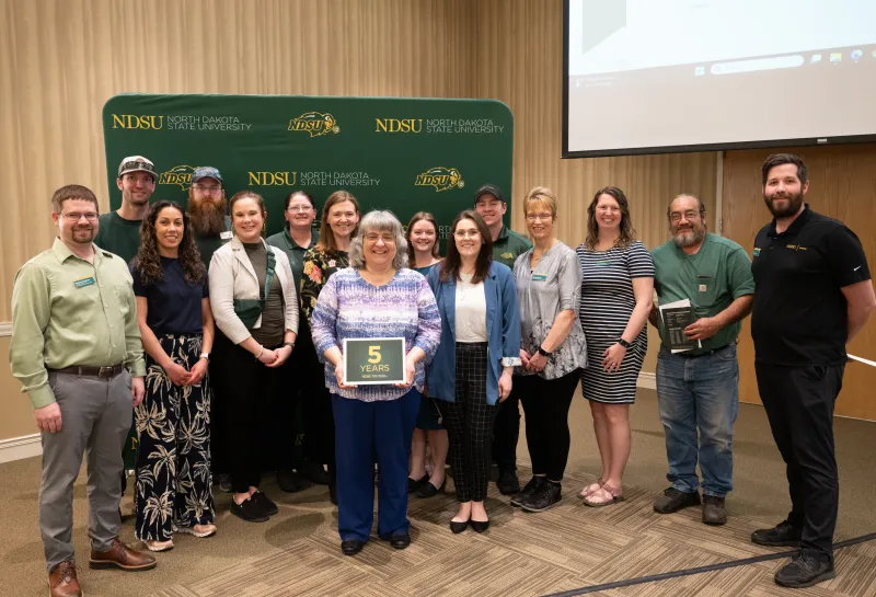 2025 NDSU Staff Recognition Awards - 5 years of service honorees