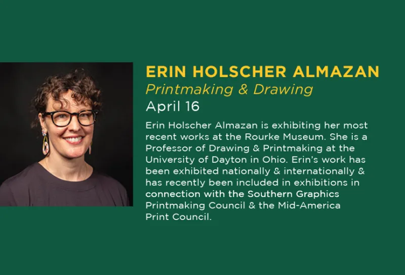 On April 16 there will be a printmaking lecture