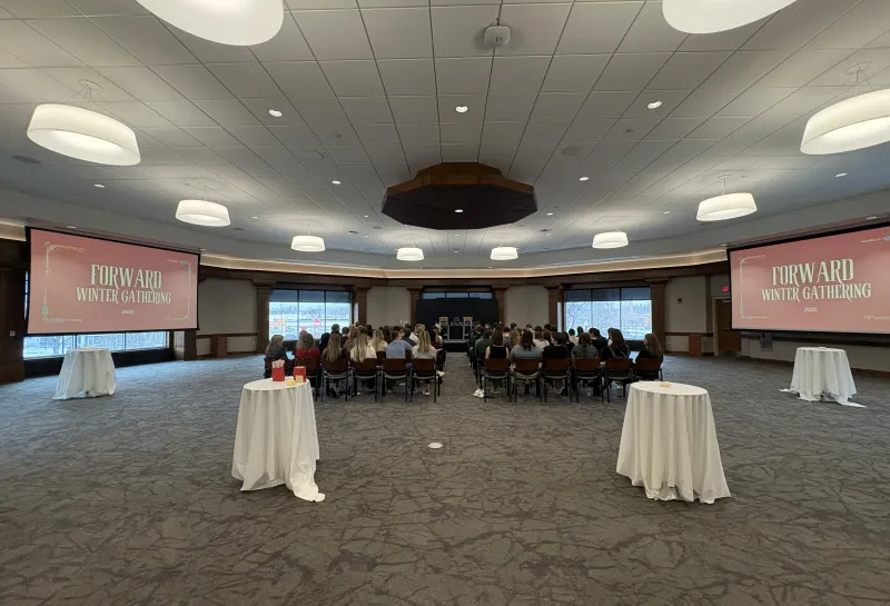 Louse Auditorium row seating arrangement