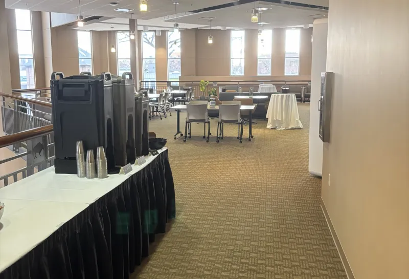 Barry Hall Mezzanine area