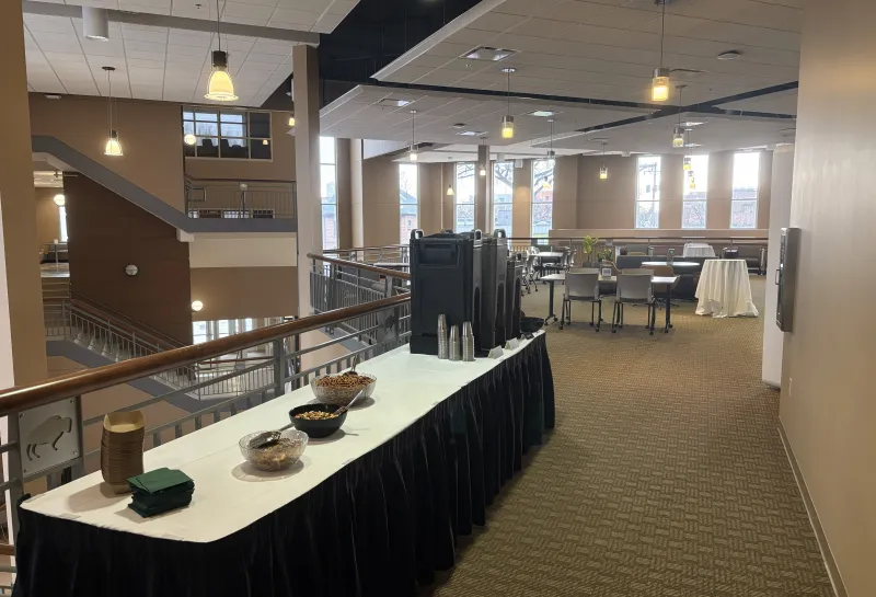 Barry Hall Mezzanine area