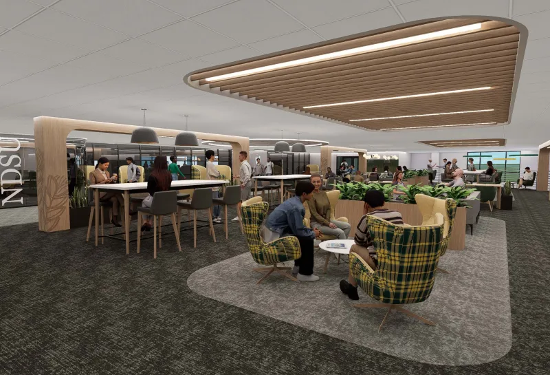 Memorial Union Main floor renovation rendering