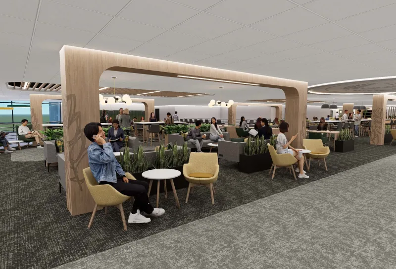 Memorial Union renovation rendering main floor