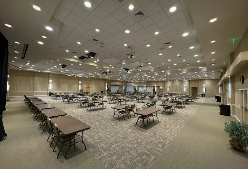 Oceti Sakowin Ballroom Resource Fair arrangement