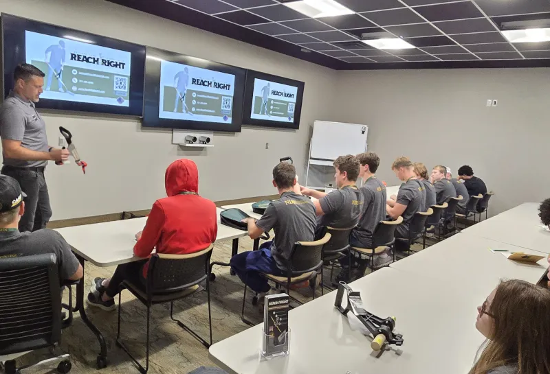 explore engineering students learn about an area company