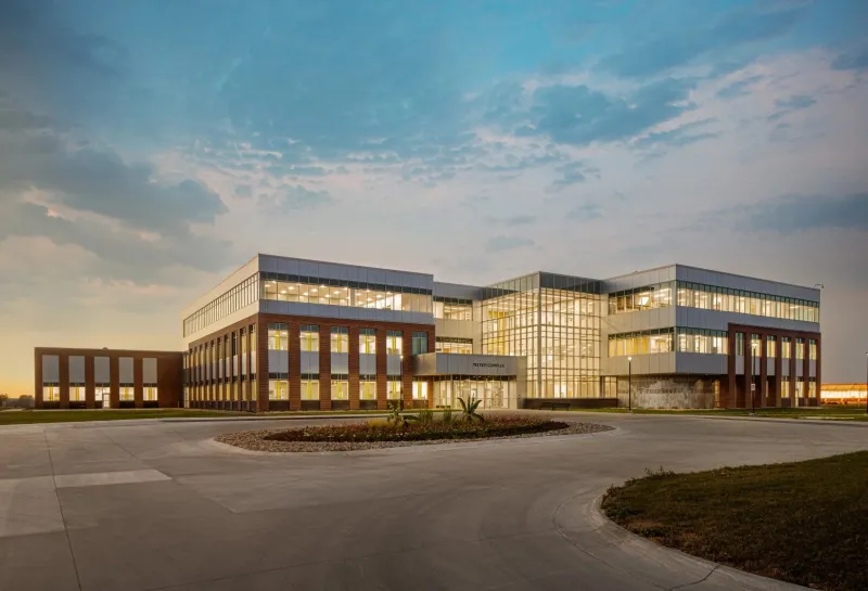 exterior view of Peltier Complex