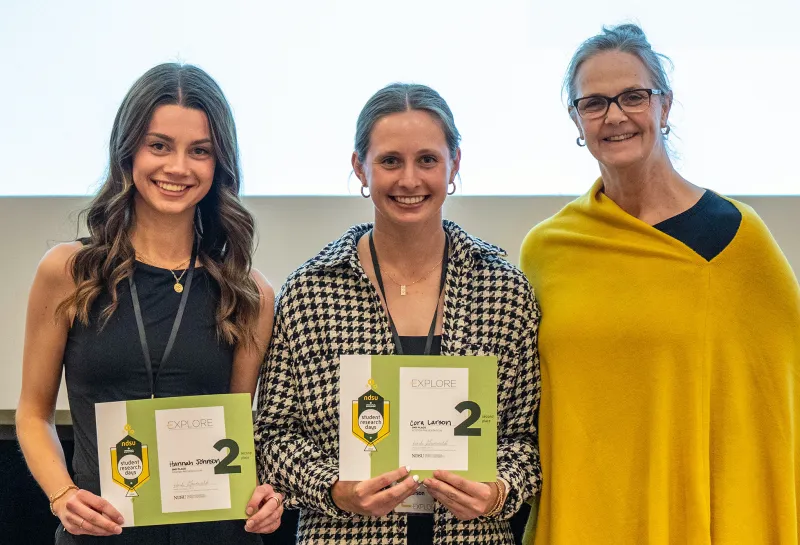 EXPLORE 2026 second place poster presentation winner 