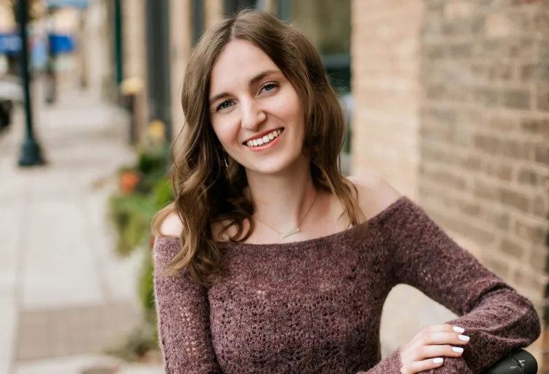 Cadence Schuldt, from Lakeville, Minnesota, poses for a photo.