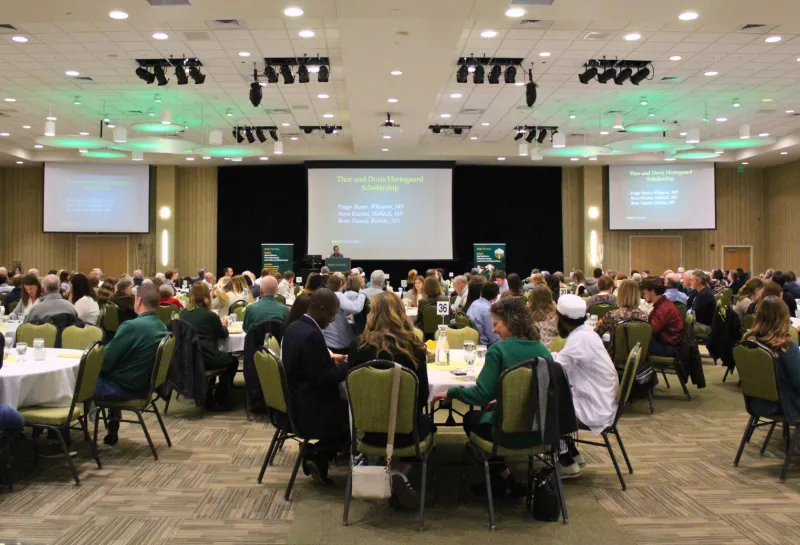 Scholarship Recognition Luncheon ballroom view