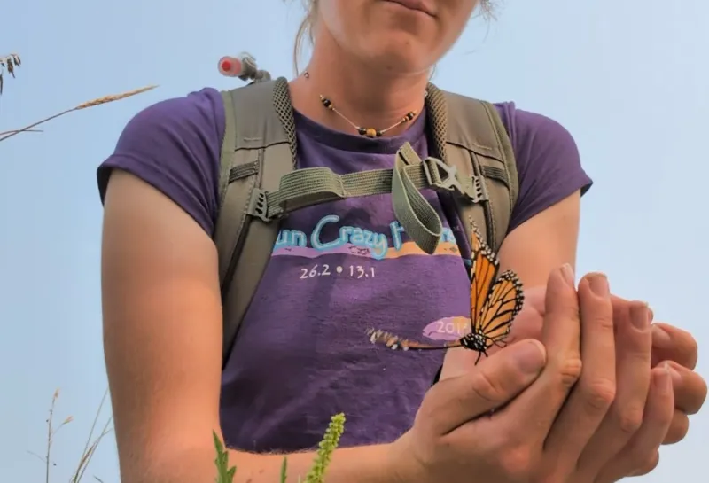Taleigh Adrian in field