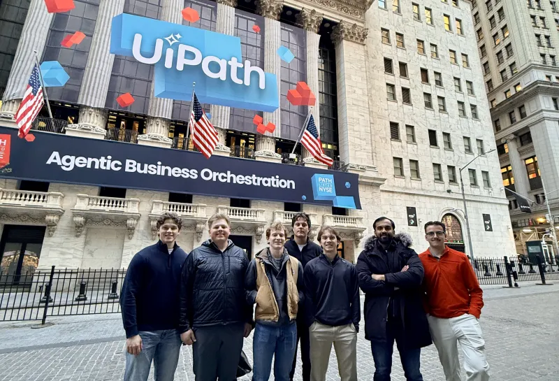 Bison Fund in front of UiPath