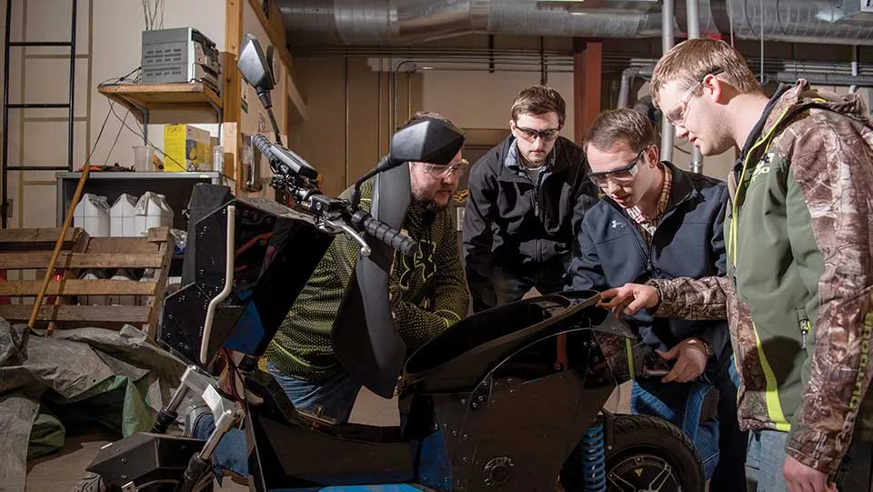 mechanical engineering moped