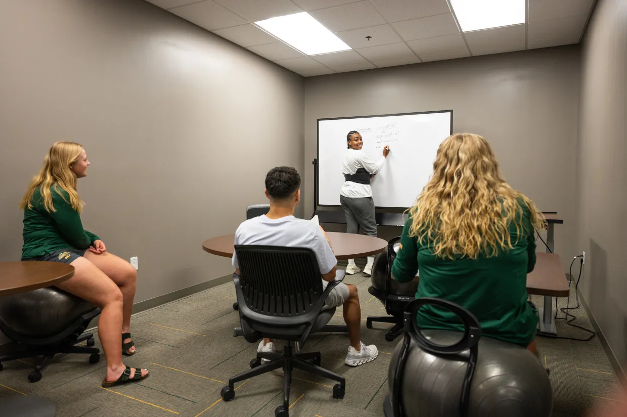 Students in a study group