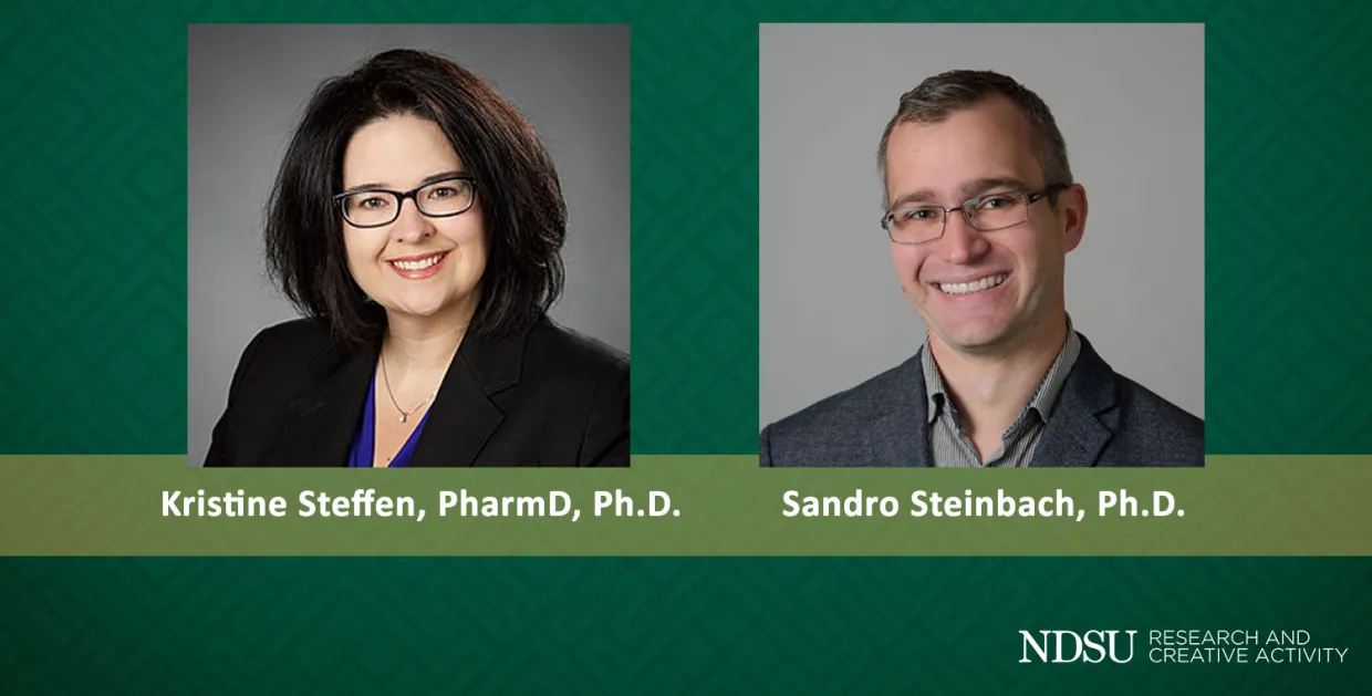 NDSU researchers Kristine Steffen and Sandro Steinbach
