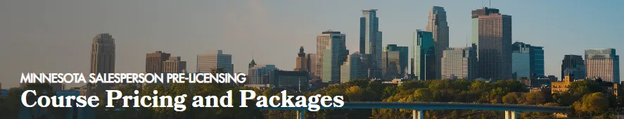 Minneapolis Skyline - Minnesota Salesperson Pre-Licensing