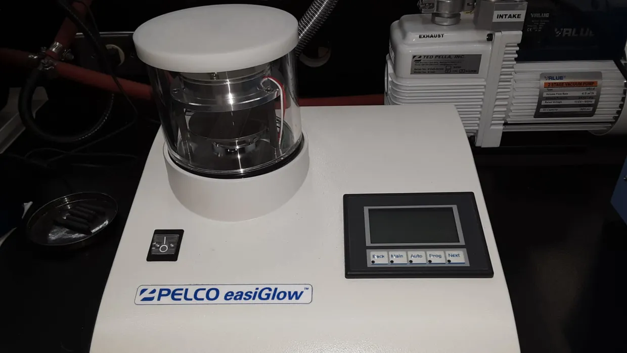 Pelco easiGlow glow discharge TEM grid cleaning system