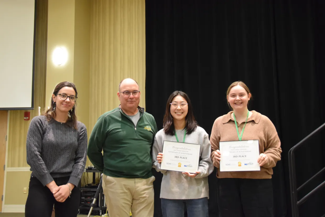 2025 Soybean Symposium 3rd Place Student Winners Rachel Yeum and Vanessa Louks