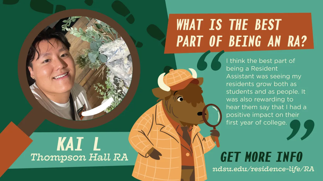 Kai L shares what she enjoys about being an RA on campus