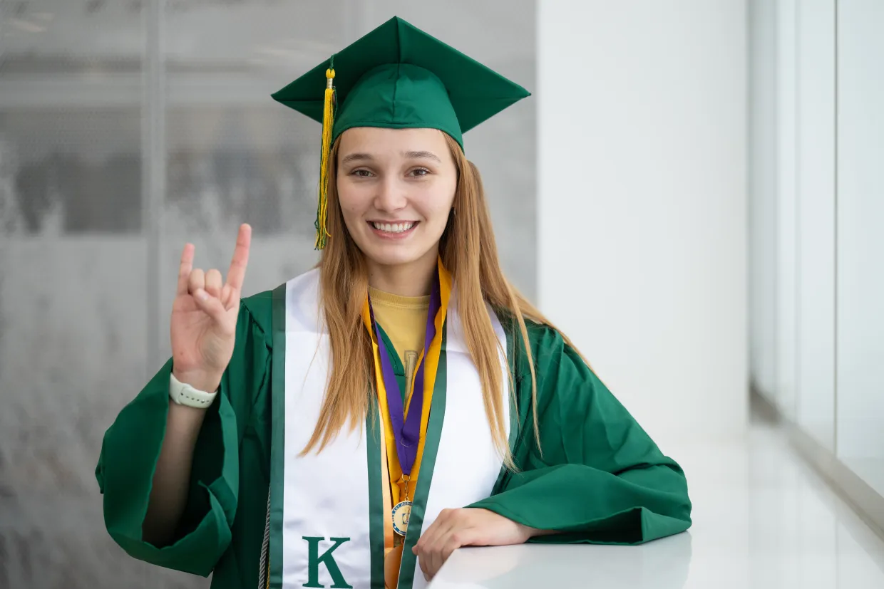 NDSU graduate Emma Stuber