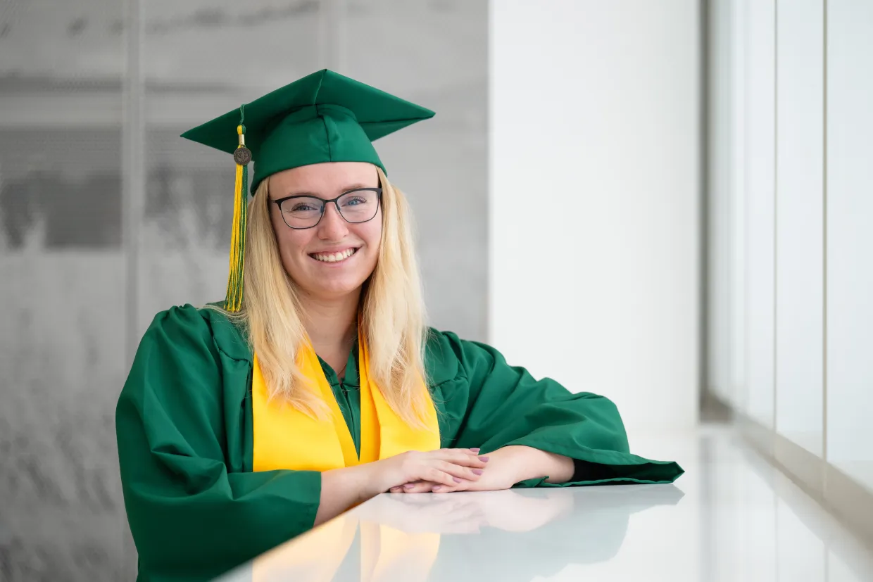 NDSU graduate Hailey Highland