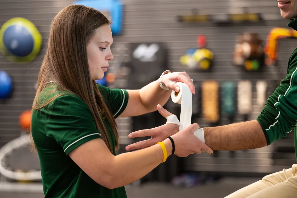 NDSU Athletic Trainer Kenzie Norgren