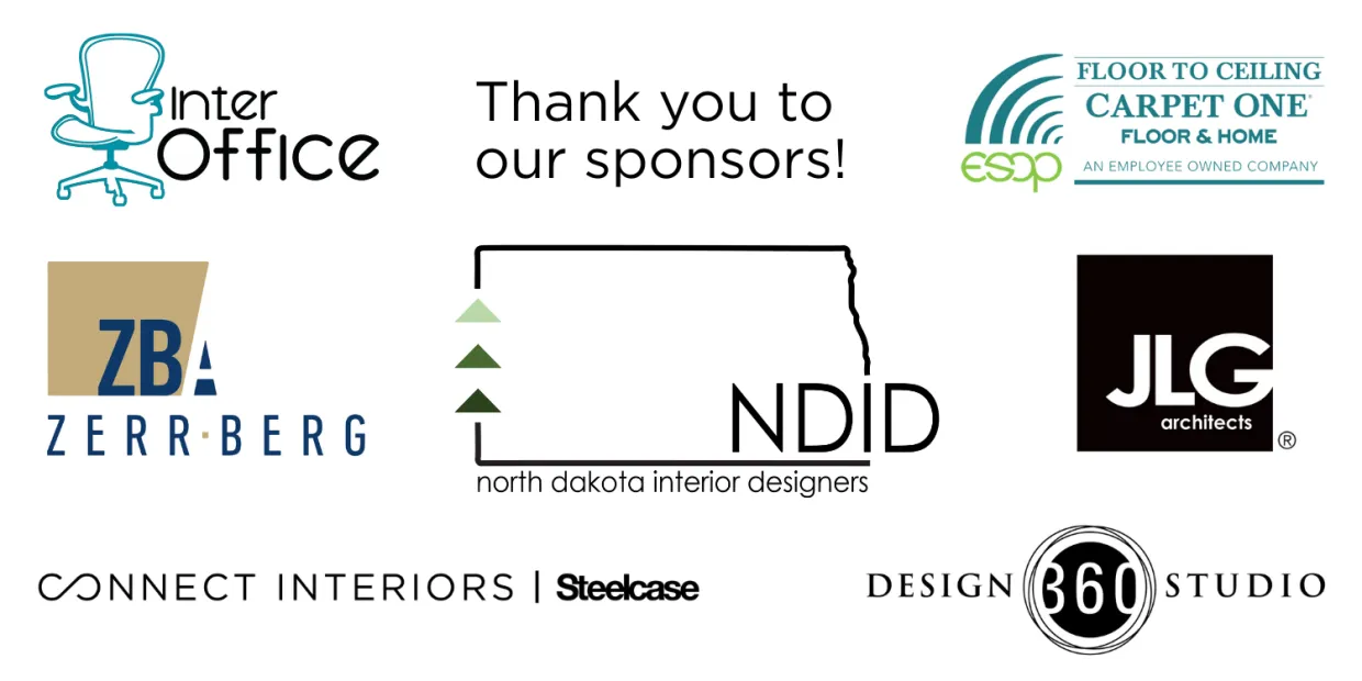 Interior Design sponsor logos.